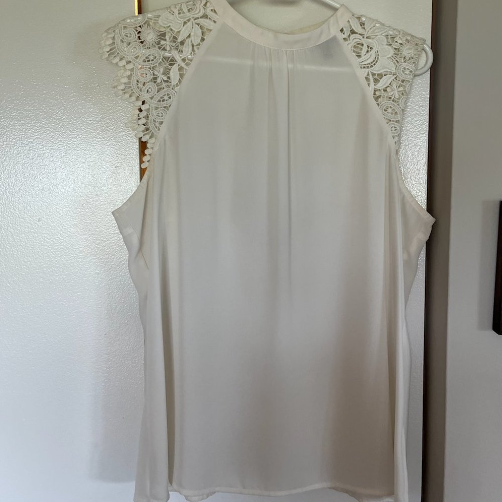 White Lace Express Blouse